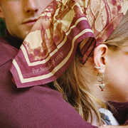 Sunday Scaries Rom-Com Autumn Silk Scarf
