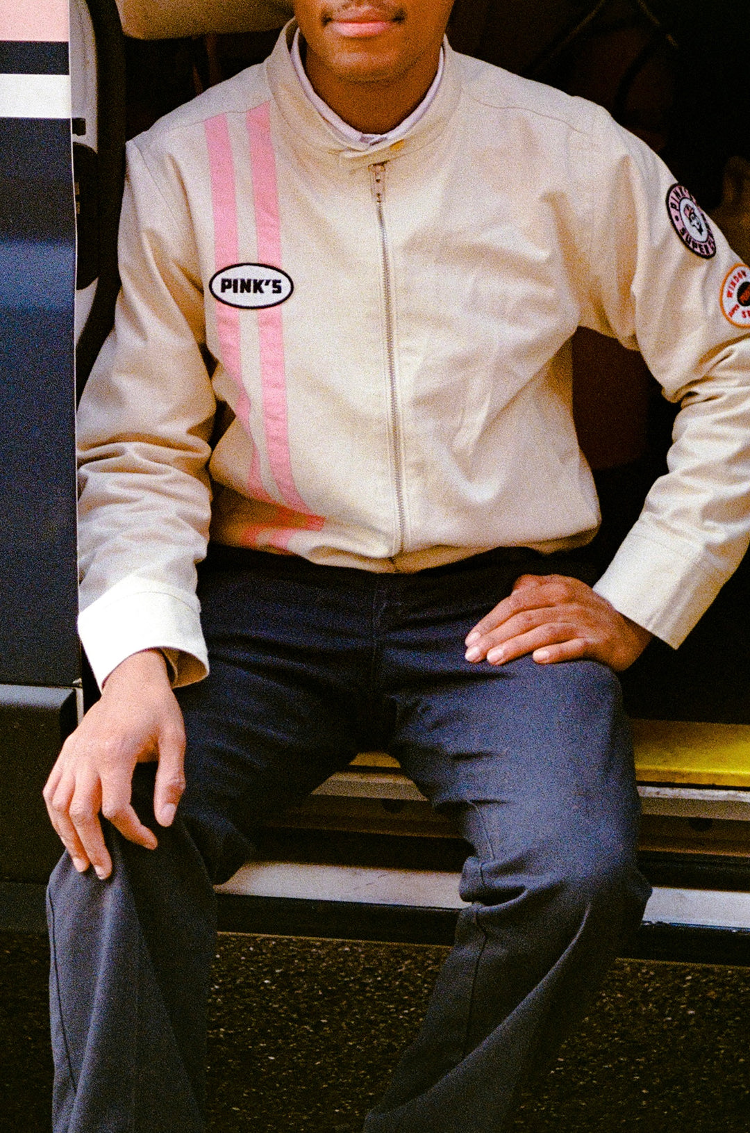 Pink's Window Services Racing Jacket – Dinner Service NY