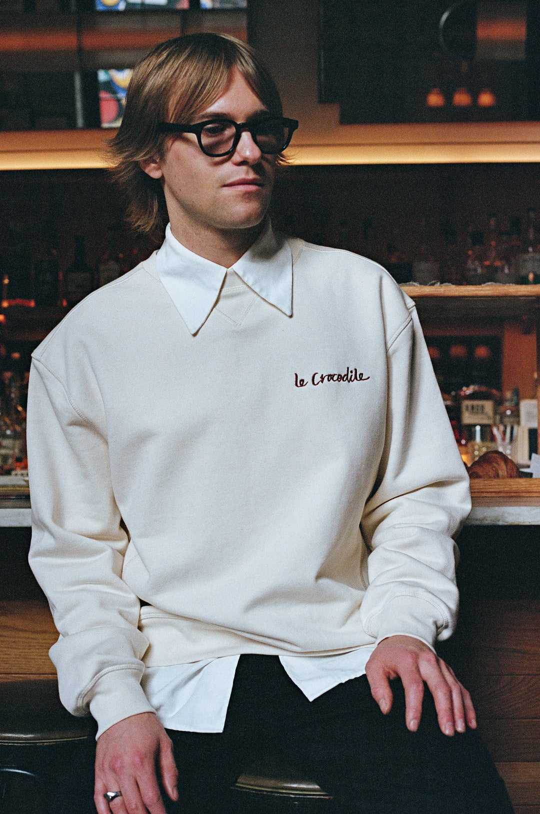 Le Crocodile Crewneck – Dinner Service NY