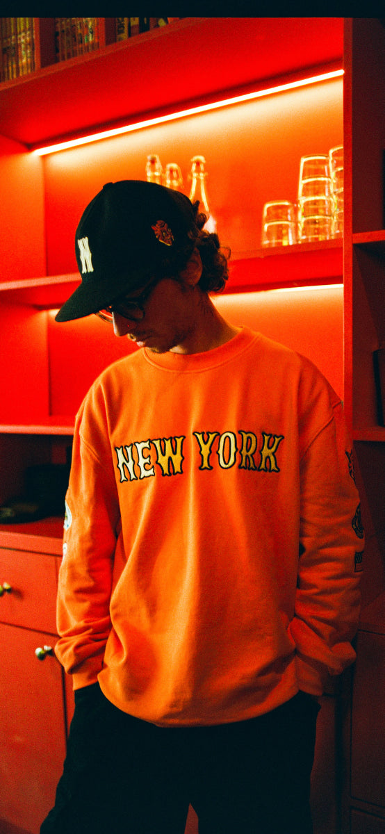 Nowon New York Crewneck (Orange) – Dinner Service NY