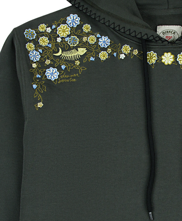 DSNY Flower Hoodie (Olive) – Dinner Service NY DSNY Flower Hoodie (Olive) – Dinner Service NY