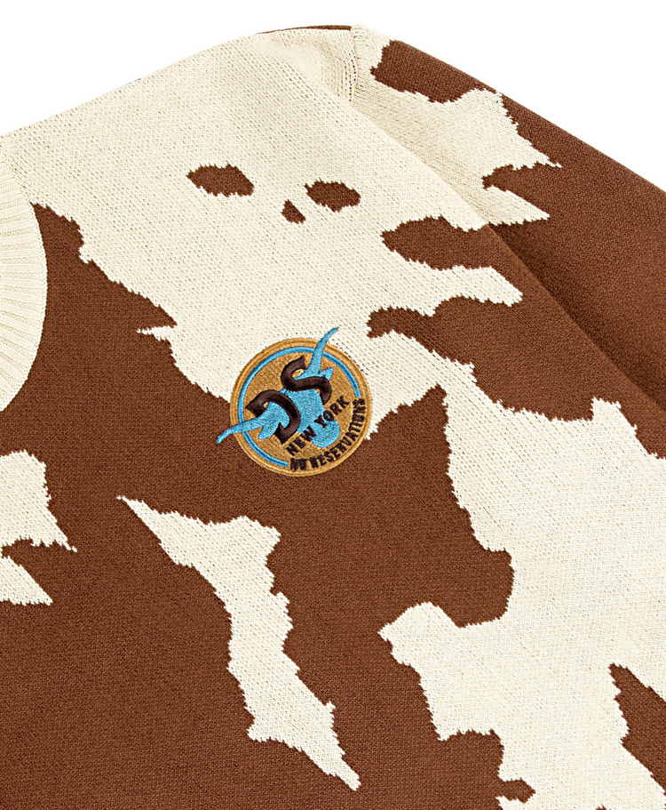 DSNY Cow Print Sweater – Dinner Service NY