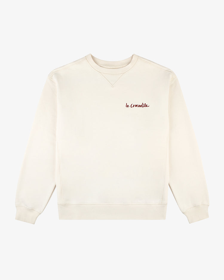 Le Crocodile Crewneck – Dinner Service NY