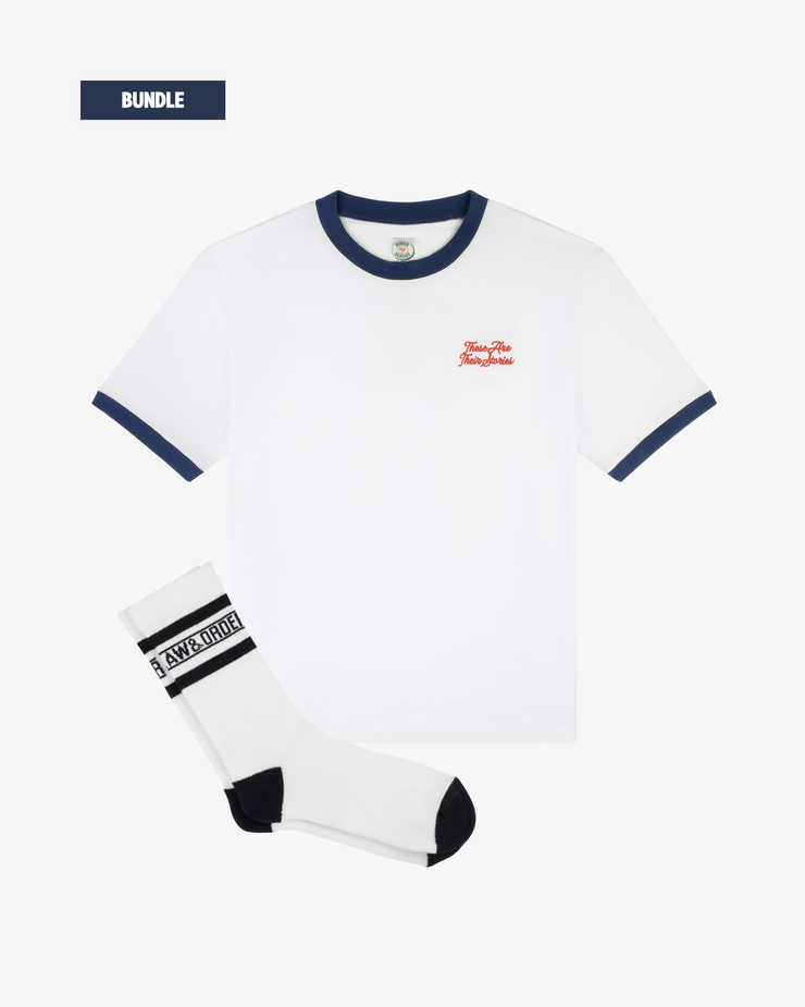 Law & Order Ringer Tee and Sock Bundle