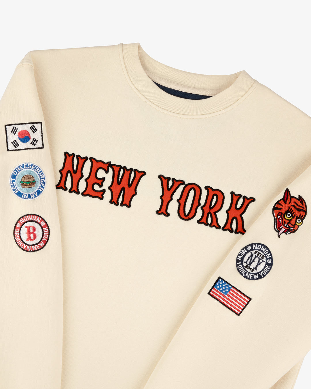 Nowon New York Crewneck (Creme) – Dinner Service NY