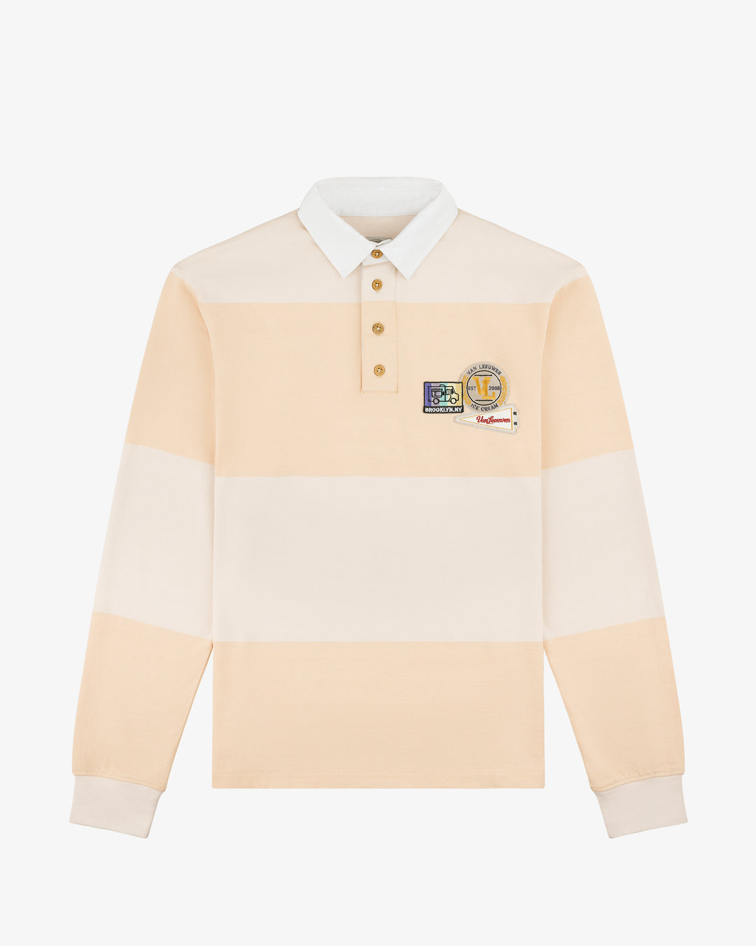 トップス kashiko Rugby Tee ivory Van Leeuwen Rugby – Dinner Service NY