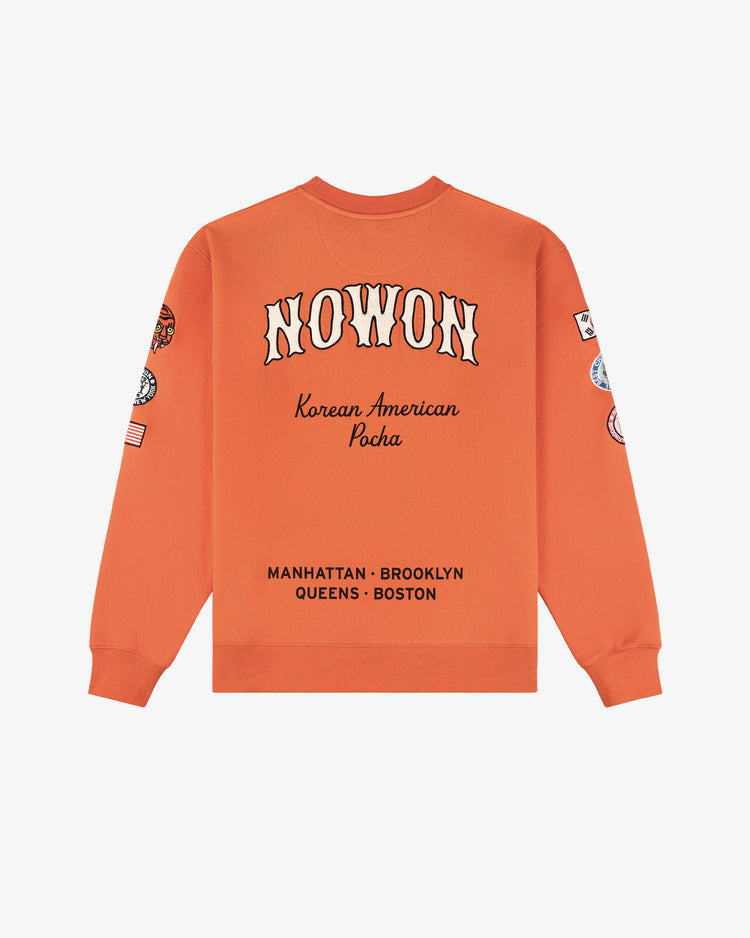 Nowon New York Crewneck (Orange) – Dinner Service NY