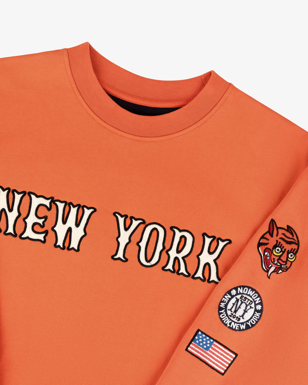 Nowon New York Crewneck (Orange) – Dinner Service NY